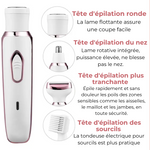 Charger l'image dans la galerie, Rasoir Électrique 4 en 1 d'Épilation pour Femme