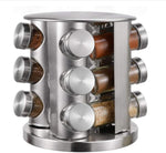 Charger l'image dans la galerie, Nouvelle Boîte à épices Rotatif A 12 POTS pour une cuisine Rapide!