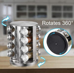 Charger l'image dans la galerie, Nouvelle Boîte à épices Rotatif A 12 POTS pour une cuisine Rapide!
