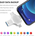 Charger l'image dans la galerie, Clé USB 4-en-1  512Go - Votre Compagnon rapide de Stockage Ultime !