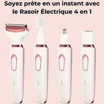 Charger l'image dans la galerie, Rasoir Électrique 4 en 1 d'Épilation pour Femme