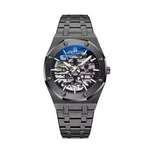 Charger l'image dans la galerie, Montre de Luxe pour Hommes - Mécanique Automatique avec Design Squelette en Acier Inoxydable