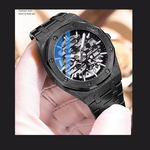 Charger l'image dans la galerie, Montre de Luxe pour Hommes - Mécanique Automatique avec Design Squelette en Acier Inoxydable