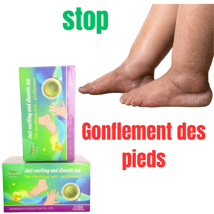 3 Paquets de Thé diurétique anti-gonflant pour Hommes et Femmes